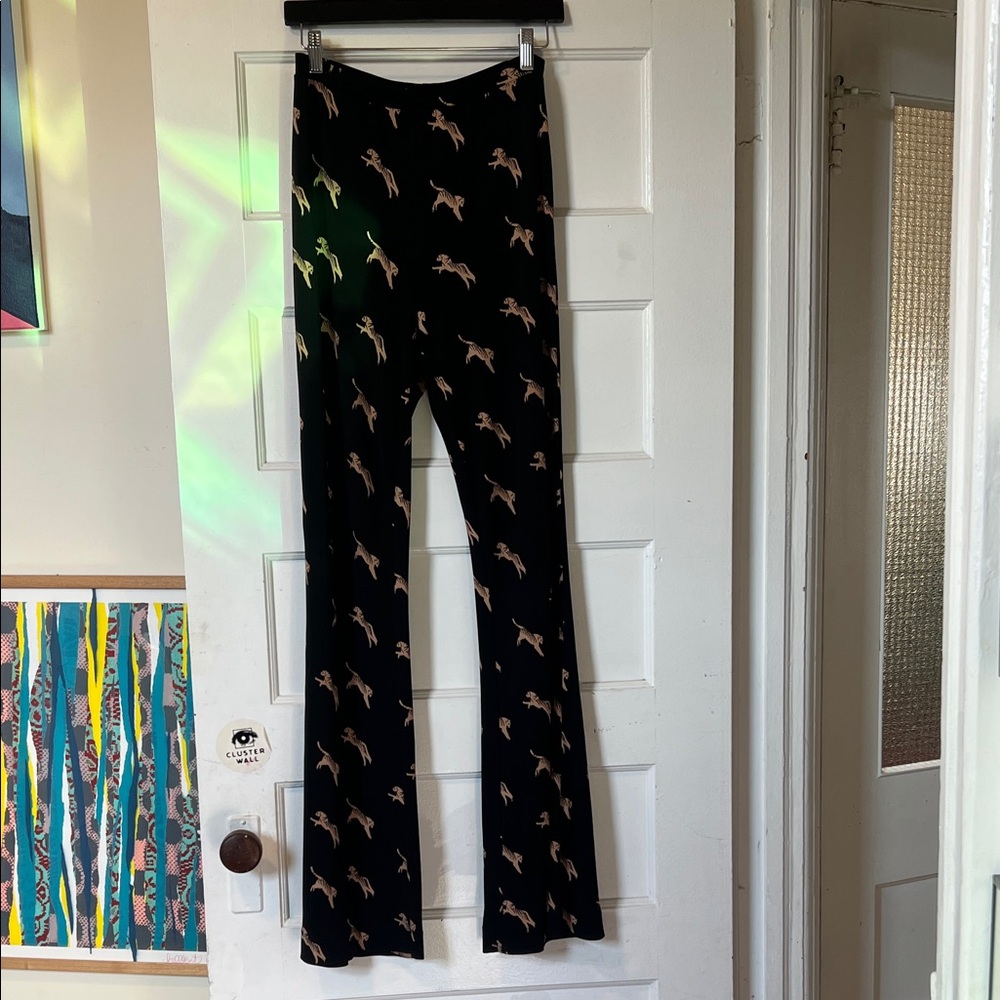 Diane Von Furstenberg Tiger Print Pants